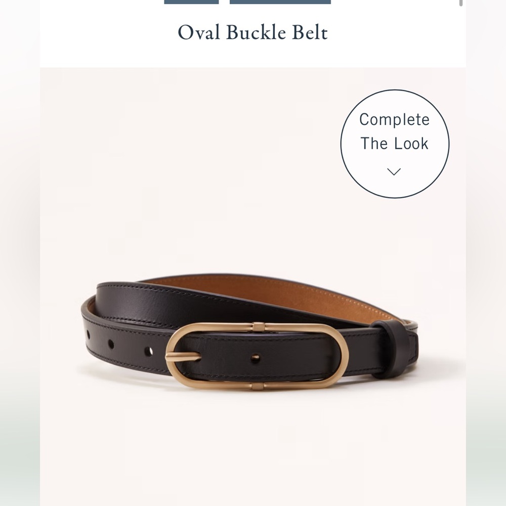 A&F Oval Buckle Belt